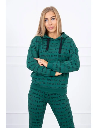 Zelená sada s potlačou