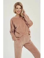 Dámska tepláková súprava Belle 3023 01 Brown and beige - Taro