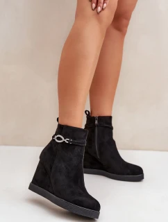 Topánky na klinovom podpätku model 204672 Step in style