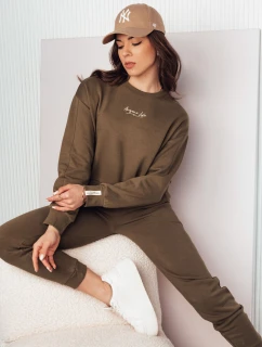 Dámska nadrozmerná mikina AWIOL hnedá FashionStreet BY1273