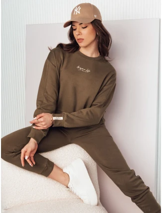 Dámska nadrozmerná mikina AWIOL hnedá FashionStreet BY1273