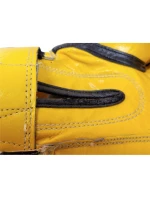 (W) TOP TEN FIGHT RTT-2 10 oz boxerské rukavice čierna/žltá