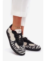 Sneakersy Damskie Daniel Lopez Just Dare SS2D4015 Zebra Beżowe