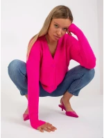 Dámsky sveter LC SW 0321 fluo ružový