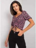 Blúzka RO BZ 2516 9.34 čierna a ružová