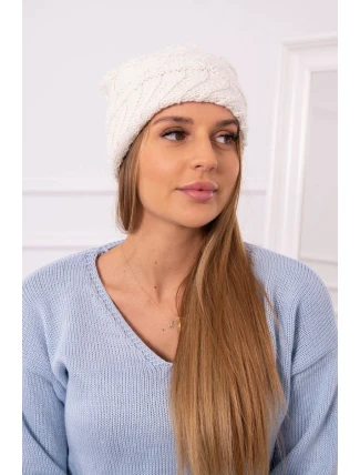 Dámska čiapka Dagmara K332 biela