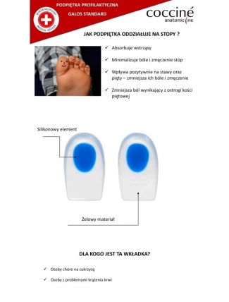 COCCINE GALOS Podpiętki Na Ostrogi Z Żelu