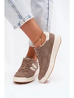 Dámske športové tenisky Big Star UU274025 Dark Beige Dámske športové tenisky Big Star UU274025 Dark Beige