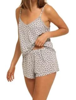 Dámske pyžamo QS6306E-VGT šedá - Calvin Klein