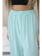 Široké nohavice mint
