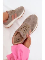 Dámské tenisky z přírodního semiše tmavě zelené Marceline