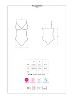 Korenené body Rougebelle teddy - Obsessive