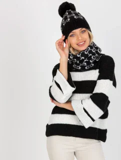 Dámska čiapka AT CZ CM 319 čierna a biela