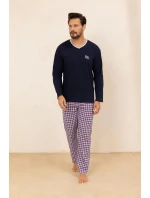 Regina 491 dlhé/r M-XL Z25/26 pánske pyžamo Regina 491 dlhé/r M-XL Z25/26 pánske pyžamo