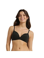 DIM INVISIBLE WIRELESS PADDED BRA - DIM - čierna