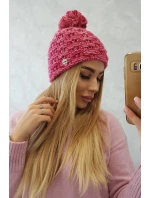 Fleecová čiapka Fiona K275 fuchsiová + svetlo púdrovo ružová Fleecová čiapka Fiona K275 fuchsiová + svetlo púdrovo ružová