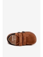 Kožené Sandály Barefoot Dětské Bartek 8600363 Světle hnědé
