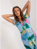 Šaty DHJ SK 17302K 1.69 svetlomodrá