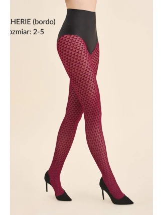 Silné pančuchy - vzor CHERIE-5