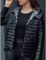 Dámska obojstranná prechodná bunda JIMA čierna FashionStreet TY4506