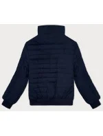 Tmavomodrá pánska prešívaná bunda so stojačikom J.Štýl (84M3025-215) Tmavomodrá pánska prešívaná bunda so stojačikom J.Štýl (84M3025-215)