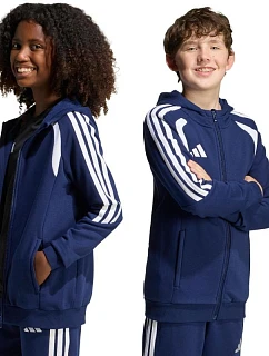 Detská mikina adidas Tiro 26 League Sweat Full Zip Hoodie navy blue KF3322