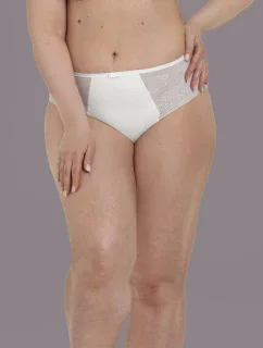 Rozmarínové nohavičky vyššie+ 1385 biela - RosaFaia