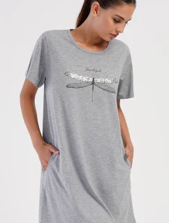 Dámske domáce šaty s krátkymi rukávmi Dragonfly