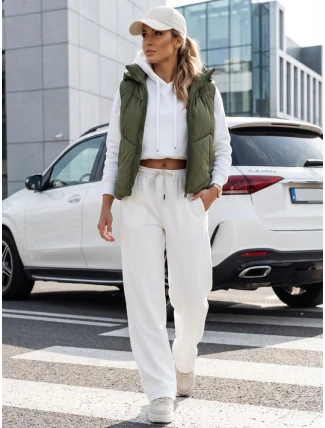 Dámska prešívaná vesta LIKEHUGS zelená FashionStreet TY4977