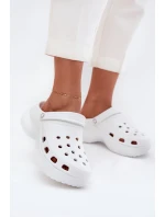 Dámske penové papuče na pevnej podrážke Big Star RR274A119 White Dámske penové papuče na pevnej podrážke Big Star RR274A119 White