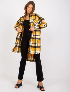 Dámska košeľa-EM-KS-003/07.35X-čierna a žltá