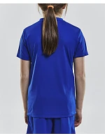 Craft Teamwear Squad Go Jersey Solid Jr Detské športové tričko s výstrihom do V 82.5582 švédska žltá Craft Teamwear Squad Go Jersey Solid Jr Detské športové tričko s výstrihom do V 82.5582 švédska žltá