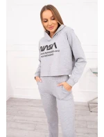 Šedá sada s potlačou Šedá sada s potlačou