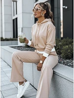 SANELIS dámska tepláková súprava light beige FashionStreet AY0985 SANELIS dámska tepláková súprava light beige FashionStreet AY0985