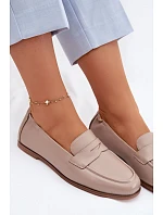 Mokasíny z prírodnej kože Vinceza Beige Mokasíny z prírodnej kože Vinceza Beige
