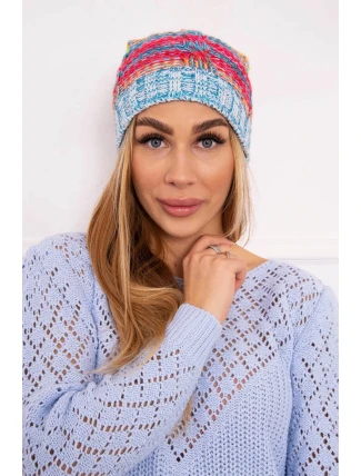 Fleecová čiapka Klaudia K255 žltá neón+modrá Fleecová čiapka Klaudia K255 žltá neón+modrá