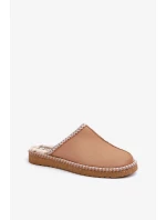 Domáca obuv Papuče s výšivkou Dámska obuv Inblu EY000028 Camel Domáca obuv Papuče s výšivkou Dámska obuv Inblu EY000028 Camel