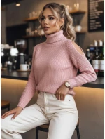 Dámsky sveter ARIEL pink FashionStreet MY1702 Dámsky sveter ARIEL pink FashionStreet MY1702