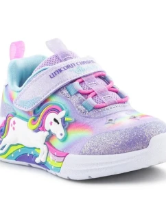 Skechers S-Lights Girls Unicorn Chaser Jr 302298N-LVMT