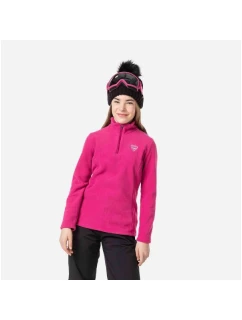 Rossignol Dievča 1/2 Zip Fleecová mikina ružová