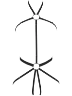 Sexy postroj V-9866 čierna - Axami