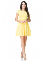 Denné dámske šaty T184/4 žlté - Tessita
