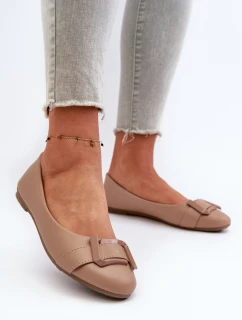 Dámske baleríny 9988-69 nude - Sladká obuv