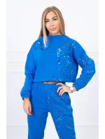 Izolačná sada s farebnou potlačou nevädze modrá