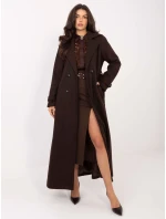 Kabát IT EN 97035.08P tmavohnedý Kabát IT EN 97035.08P tmavohnedý