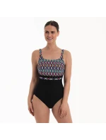 Dámske jednodielne plavky Style Melilla 6256 444 Black Mix - Anita