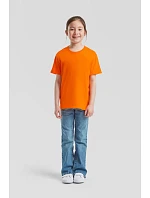 Fruit of the Loom Kids Iconic 150 T Detské tričko 16.1023 melírovaná šedá
