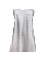 Dámska nočná satén košieľka HK 018 ecru s potlačou - DKaren Dámska nočná satén košieľka HK 018 ecru s potlačou - DKaren