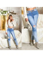 Sexi džínsy s vysokým pásom J5317D - Koucla Sexi džínsy s vysokým pásom J5317D - Koucla
