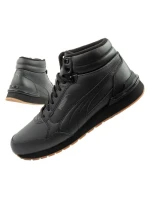 Puma ST Runner v4 Mid športové topánky Pánske členkové tenisky Black